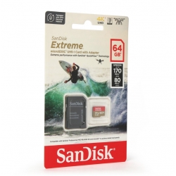 Memorijska kartica SanDisk SDXC 128GB Micro Extreme 170 MB/s UHS-I U3 V30